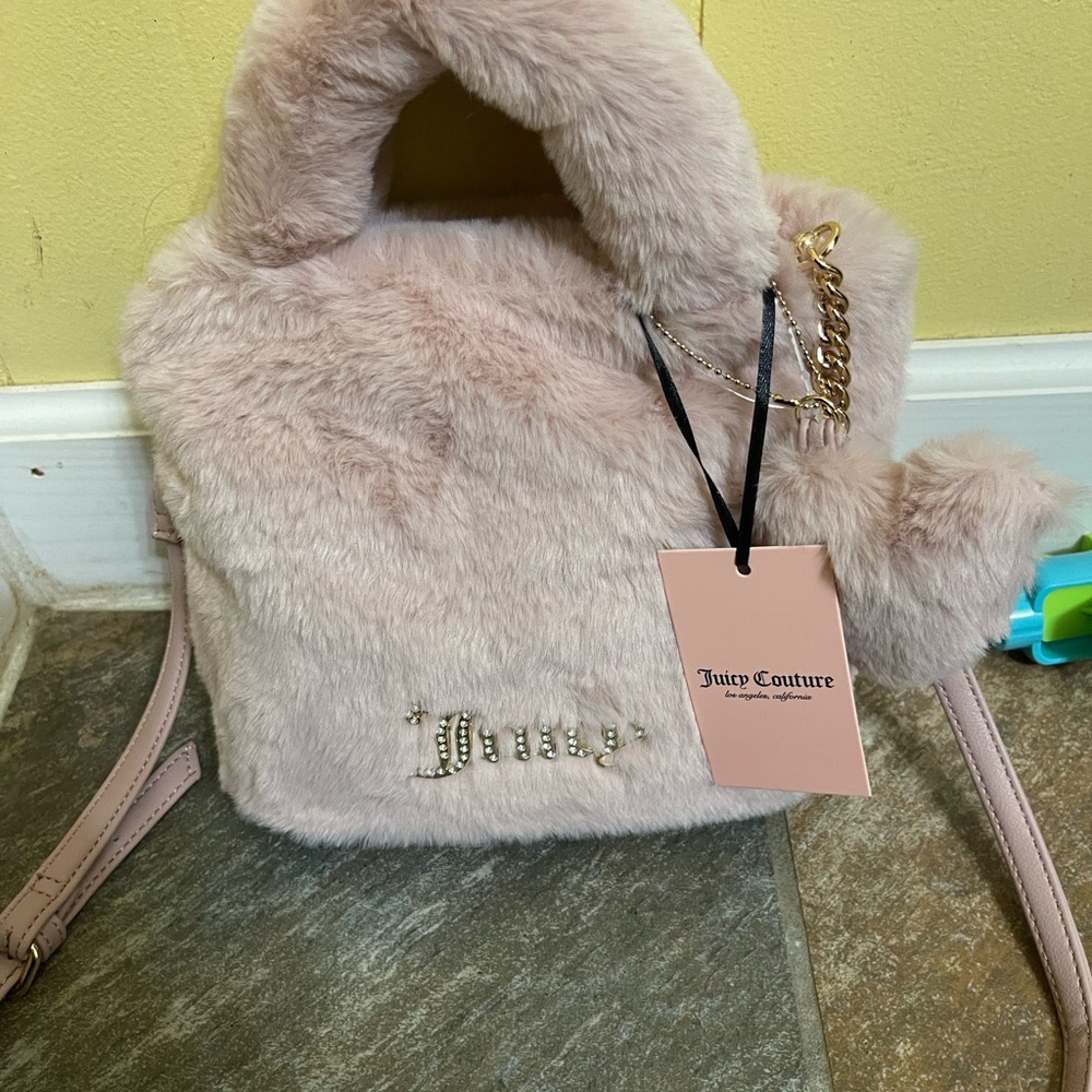 Juicy couture furry viral bag